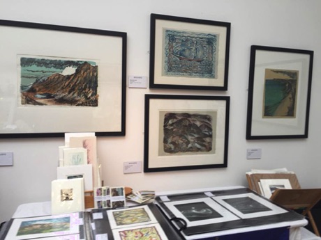 Aberystwyth Printmakers Stand 
at North Wales Print Fair